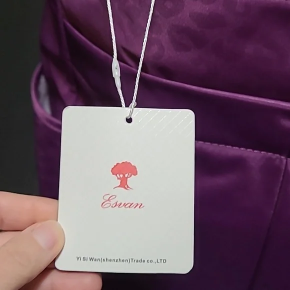 BNWT Purple Leopard Tote - Picture 2 of 8